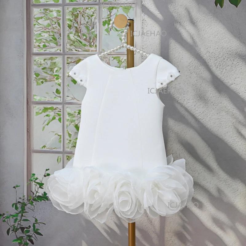 Nouvelle Robe de Princesse en Coton à Couche d'Air pour Filles 2026 – Tenue Élégante pour Enfants, I