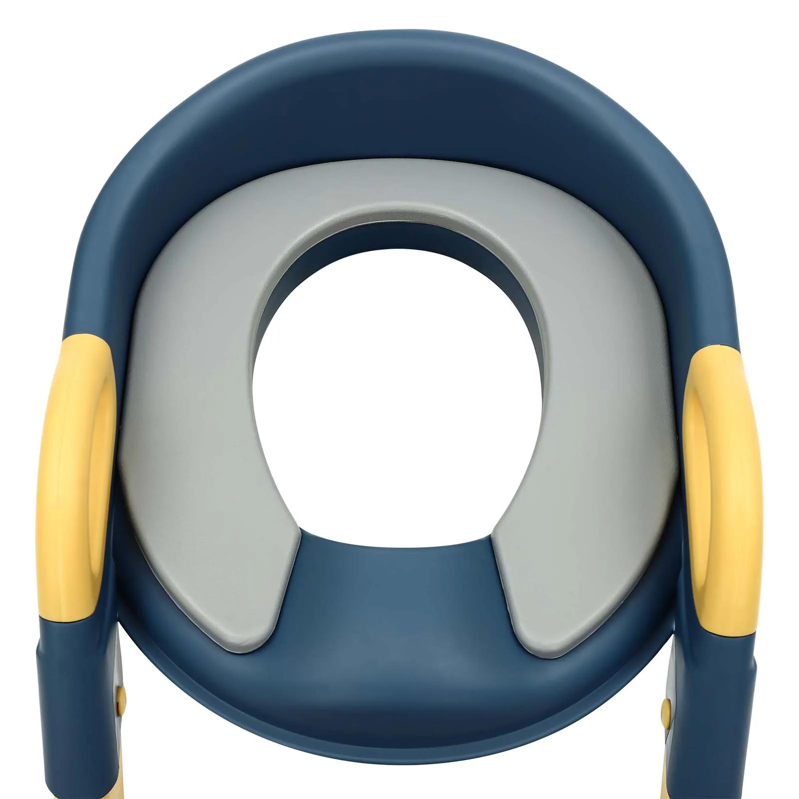 NOUVEAU Siège de toilette pour enfants avec escalier, réglable en hauteur, pliable, siège d'apprenti