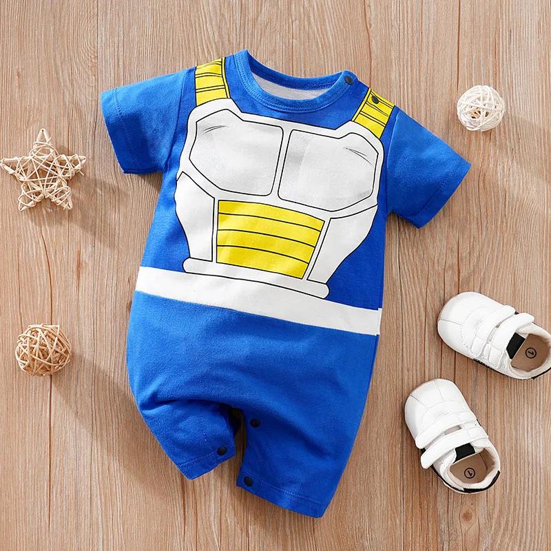 Vêtements pour nouveau-nés, 2 pièces, beau, fête Anime, coton, confortable, doux, pour garçons et fi