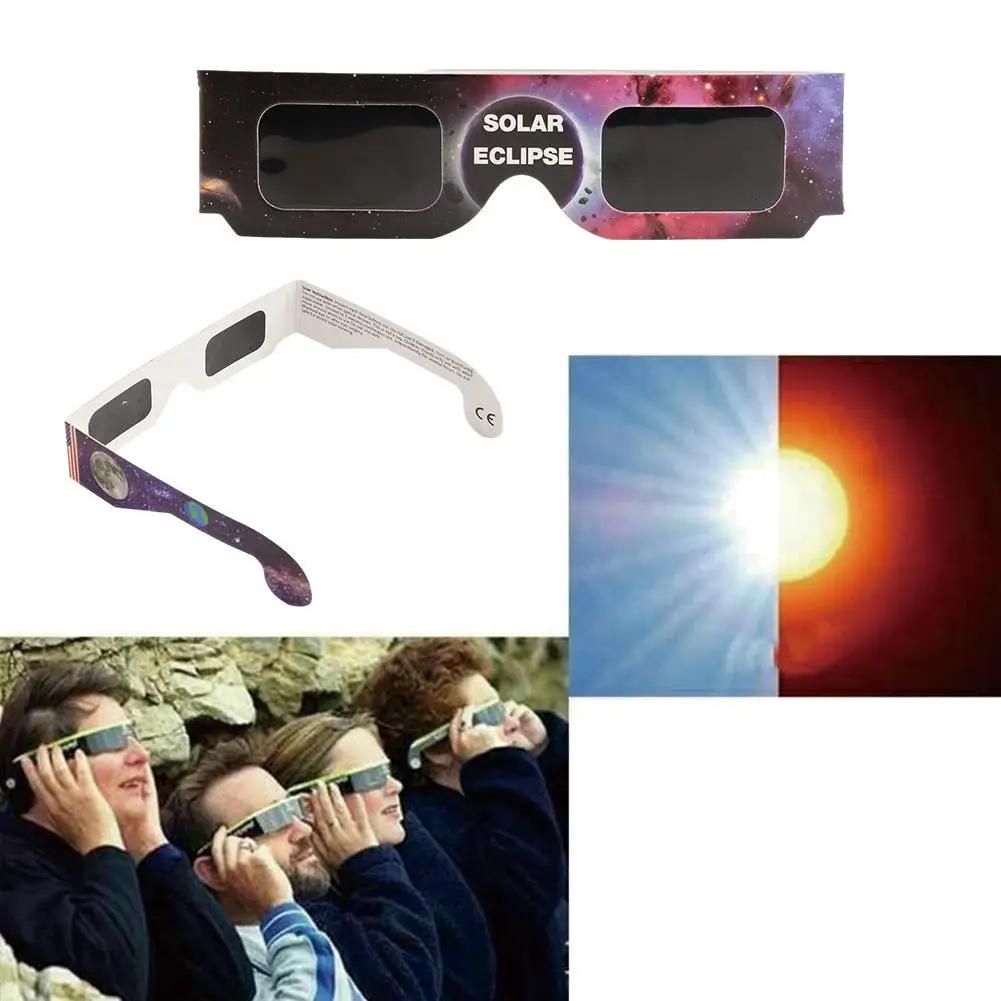 Pack de 10 lunettes d'éclipse solaire-lunettes de soleil de visualisation d'éclipse solaire totale a