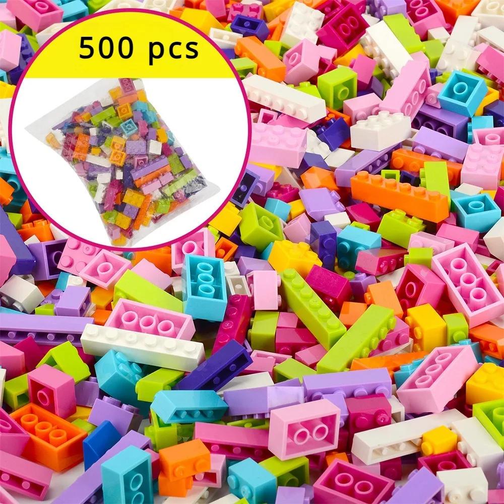 Bricolage blocs de construction créatifs grand ensemble ville blocs de construction classiques assem