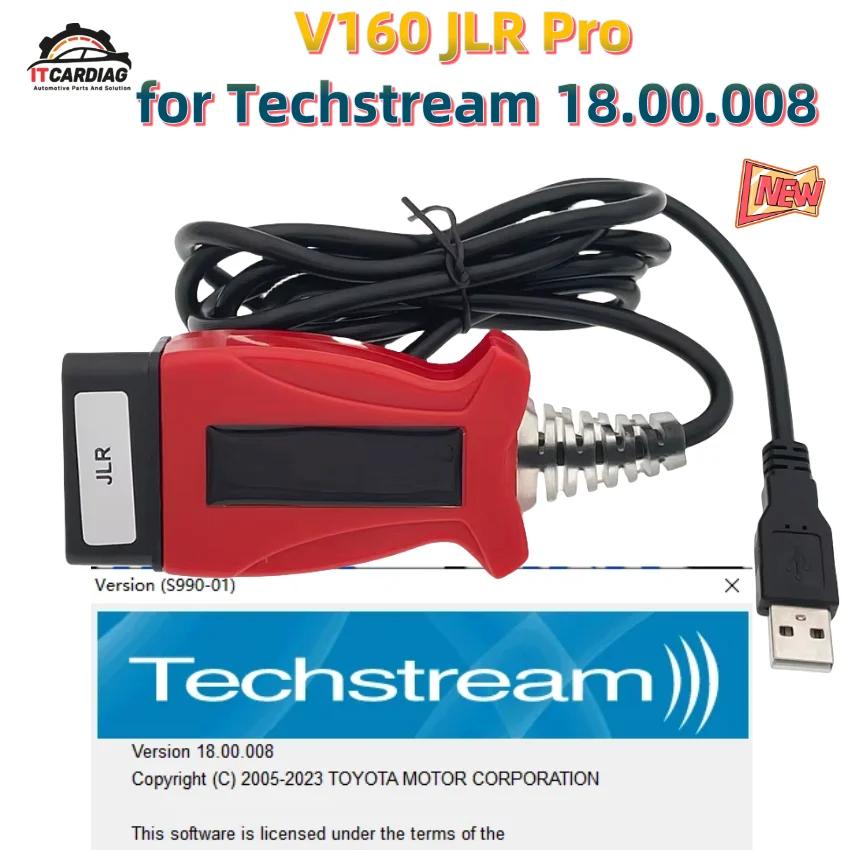 Scanner OBD2 pour Toyota TIS Techstream, mise à jour de MINI VCI, V160, JLR Pro, Volvo 2014D, 2015A,