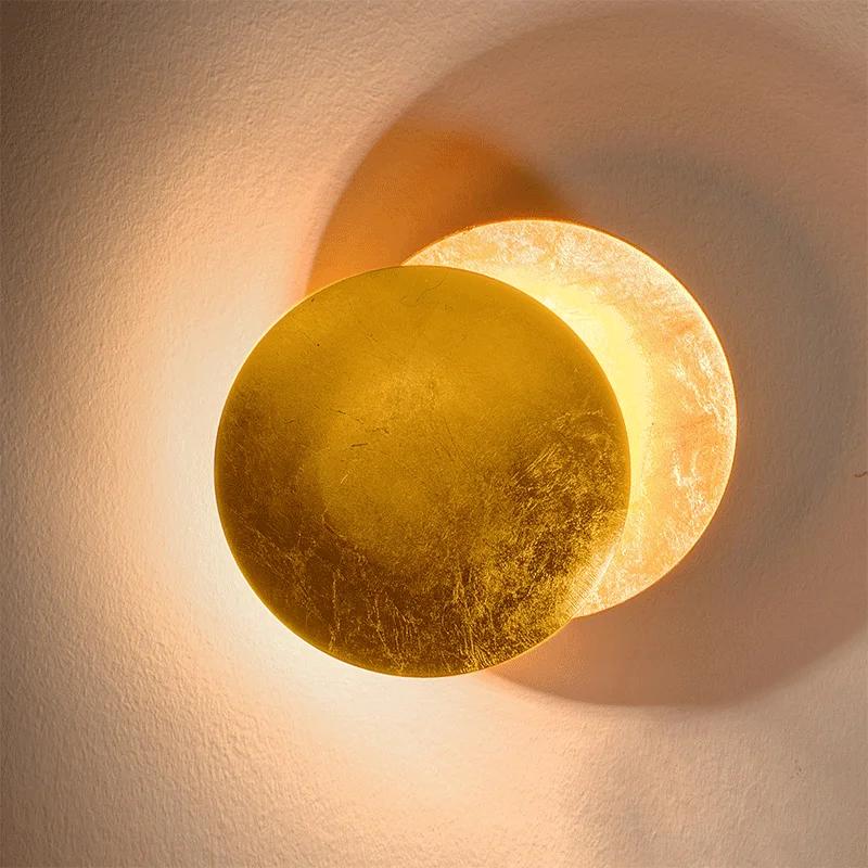 Moon Concept – applique murale solaire en éclipse, style nordique Vintage, luminaire décoratif d'int
