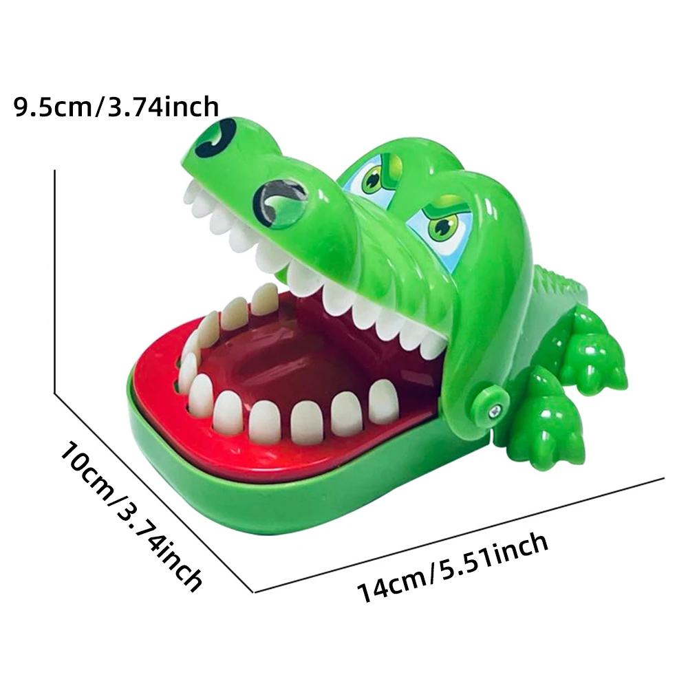 Jouets de dents de crocodile pour enfants, morsures de crocodile, entraînement de réaction des doigt
