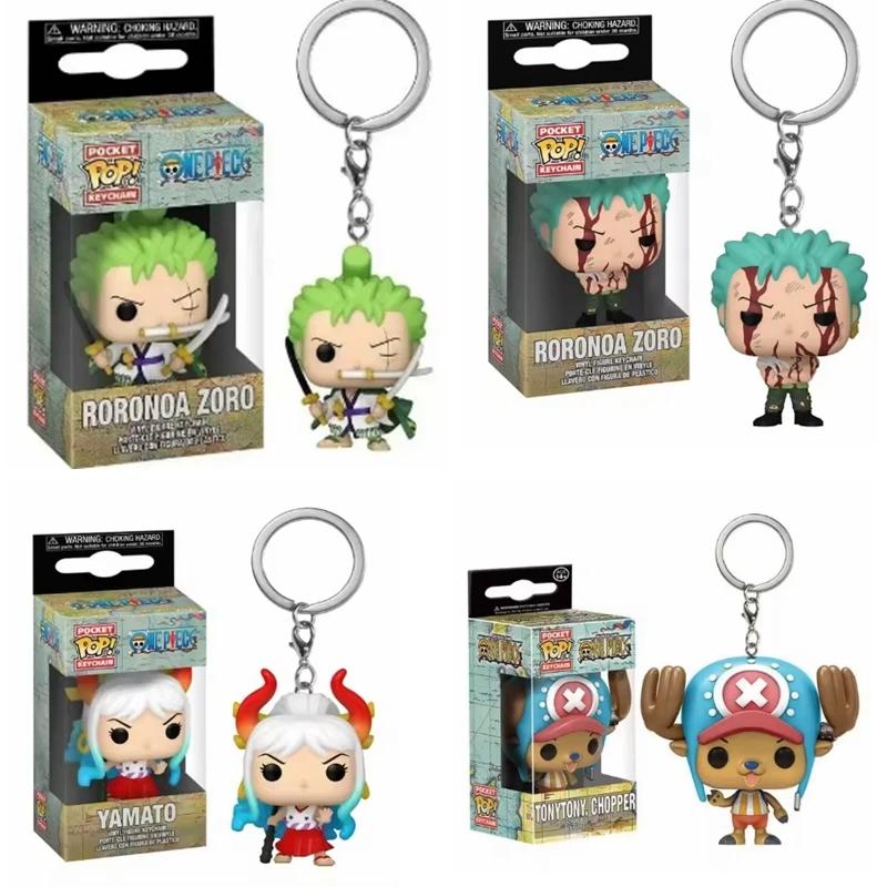 Funko POP porte-clés de poche une pièce Roronoa Zoro Yamato Chopper poupées en vinyle figurine modèl