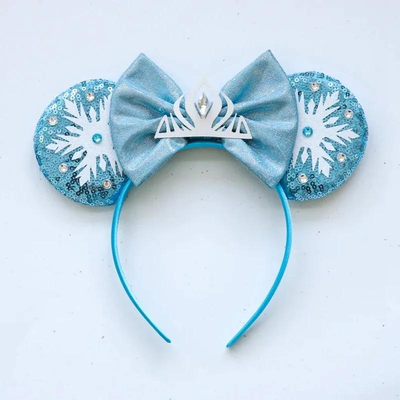 Disney Mickey Mouse bandeaux congelés oreille bandeau pour adultes Anna Elsa bonhomme de neige Olaf 