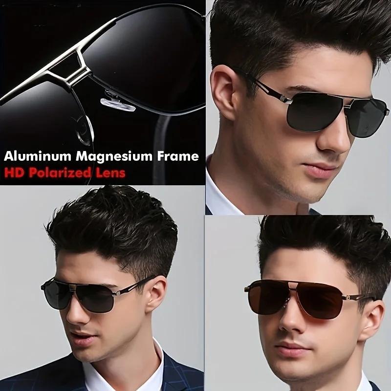 Lunettes De Soleil dégradées De mode pour hommes, grande monture, pilote, Design Anti-reflet, Lunett