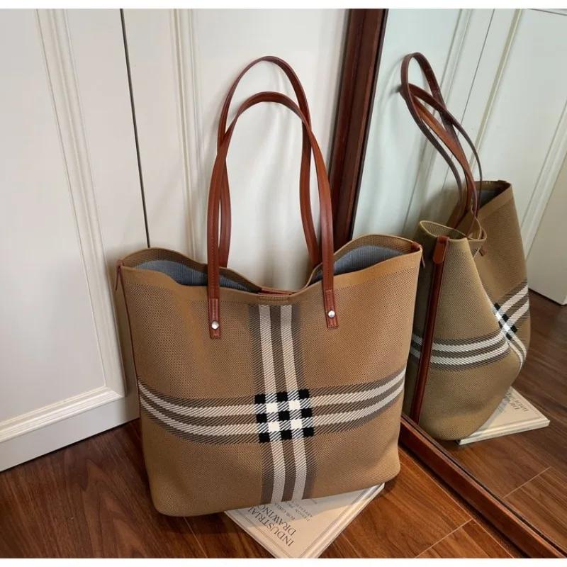 Sac à langer élégant en cuir, design classique, mode parisienne, grande capacité, pour femme, best-s