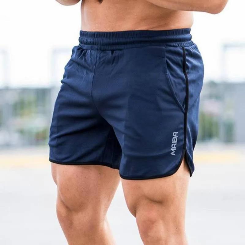 Short de sport respirant pour Fitness, pantalon de course à séchage rapide, Slim, pour l'entraînemen