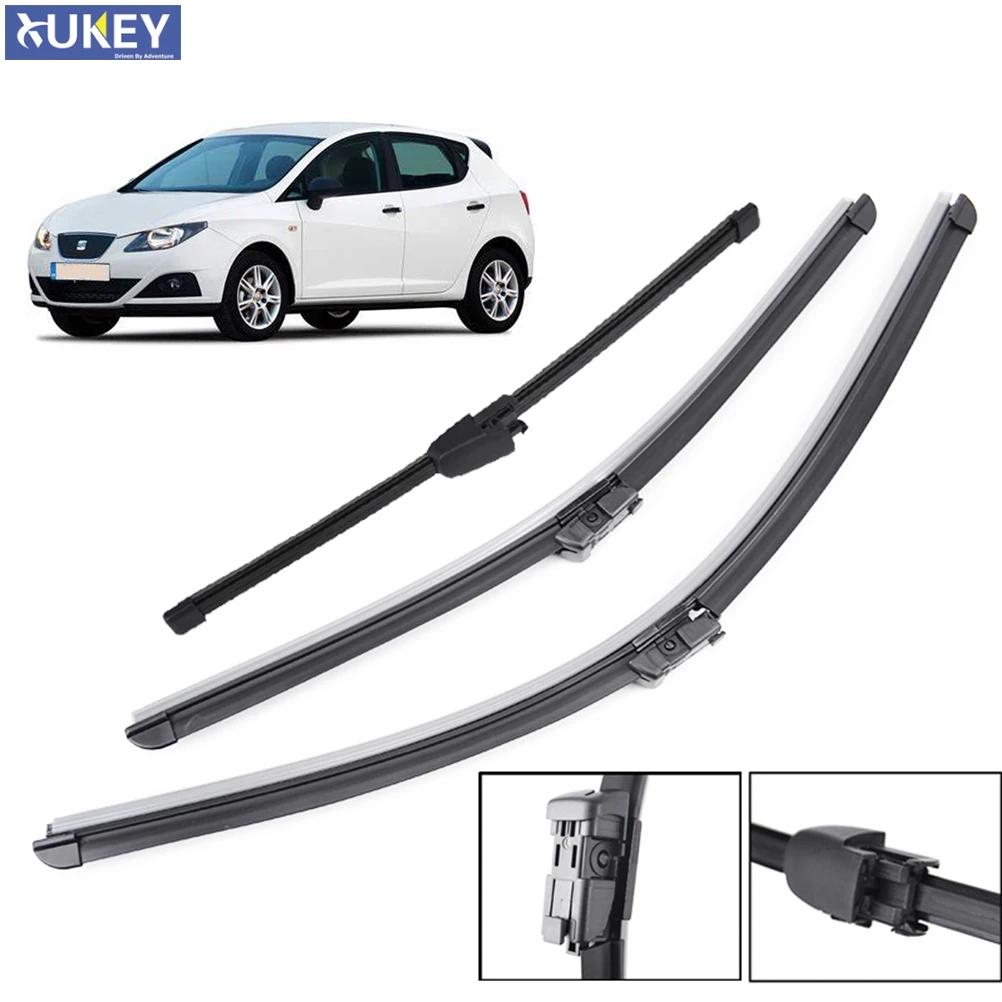 Xukey – ensemble d'essuie-glace avant et arrière pour Seat Ibiza Coupe 6J, avec lames de 24 "16" 13 