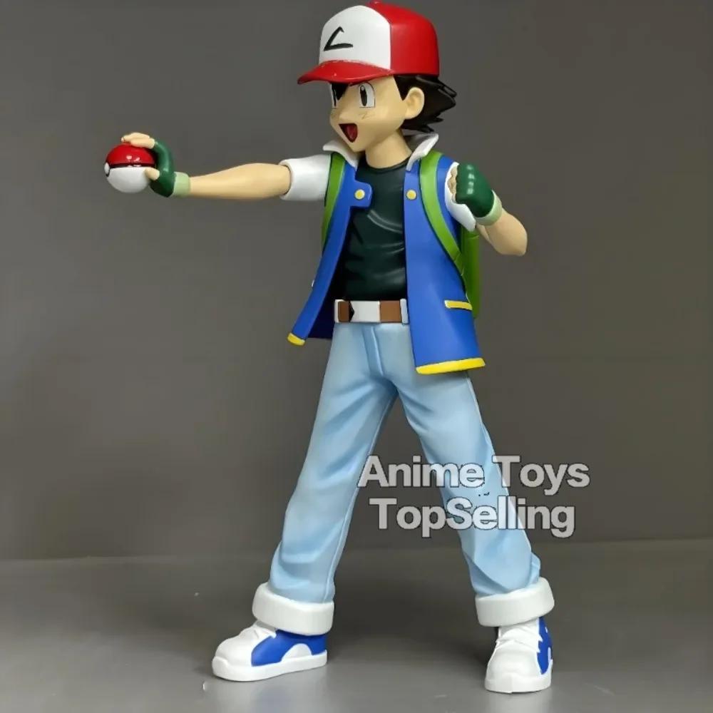 13 cm/5.1in Anime Pokemen Figure Ash Ketchum figurines d'action Pvc Collection modèle jouets pour en