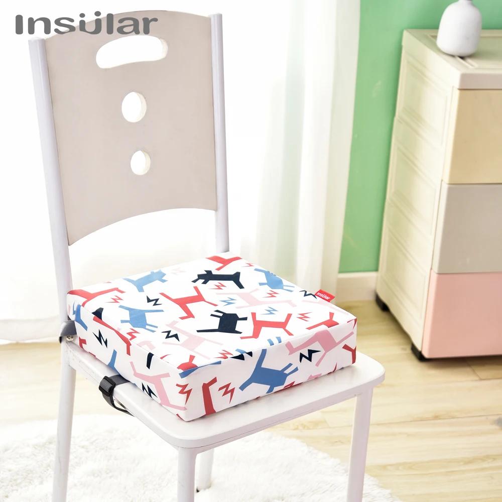 Coussin de siège rehausseur pour enfants, oreiller pour bébé, chaise haute, réglable et amovible, sé