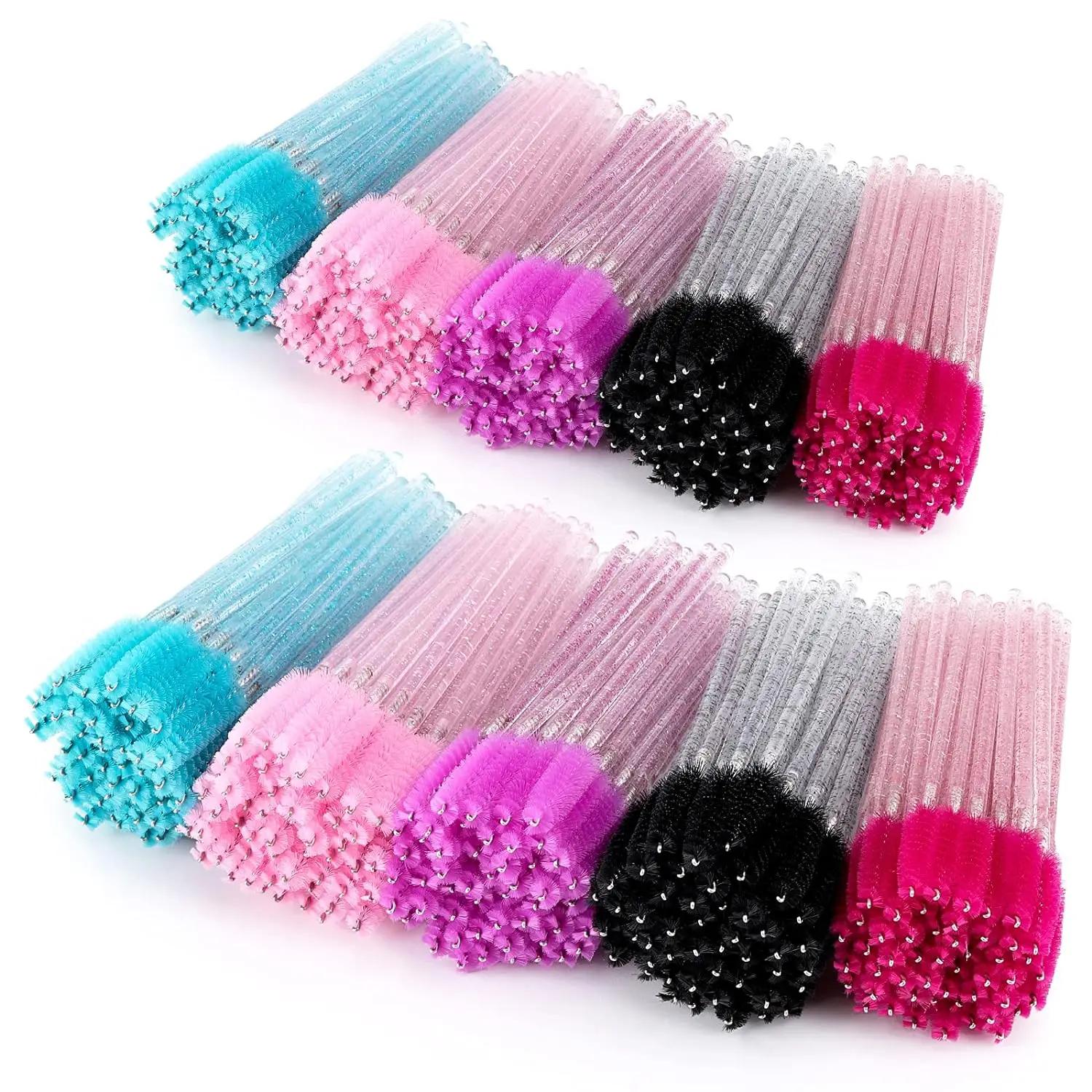 Brosse à Mascara jetable pour sourcils, baguettes pour les yeux, Spoolies, Extension de cils, outils