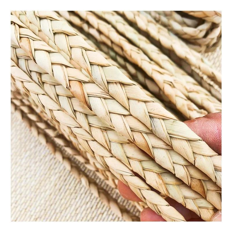 Corde de Calamus Enge Naturelle Tressée en Rotin et Paille Faite à la Main, Matériel de Bricolage, D