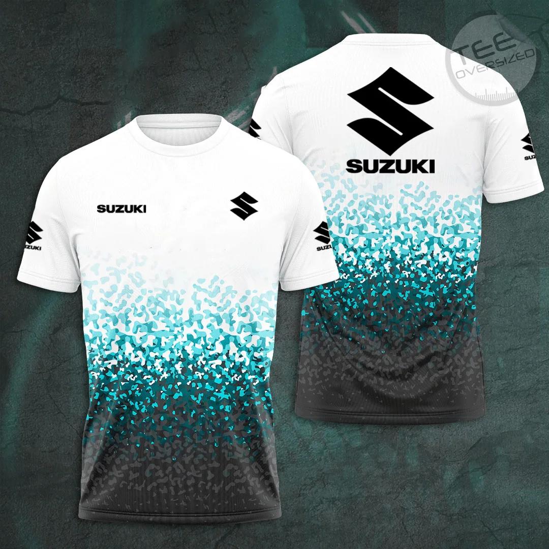 T-shirt pour homme Suzuki Motorcycle 2026, nouvelle mode été, impression 3D, sport quotidien, fitnes