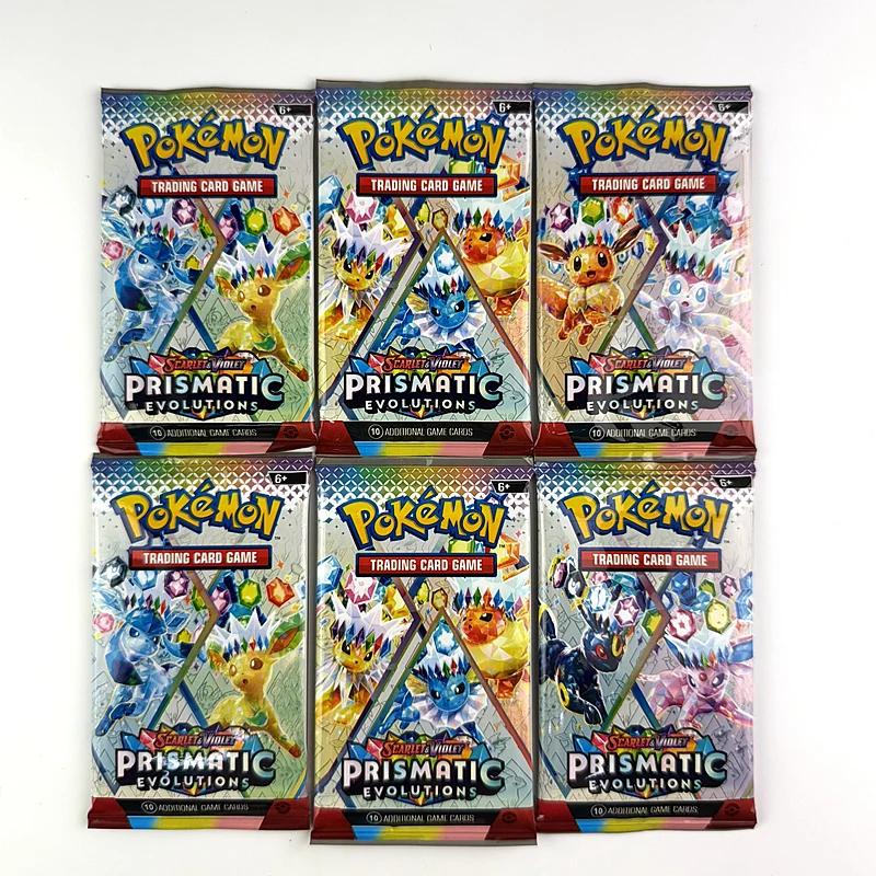 10/20 pièces Carte Pokemon prismatique 151 évolutions anglais Booster bataille Pokemon Jeu de cartes