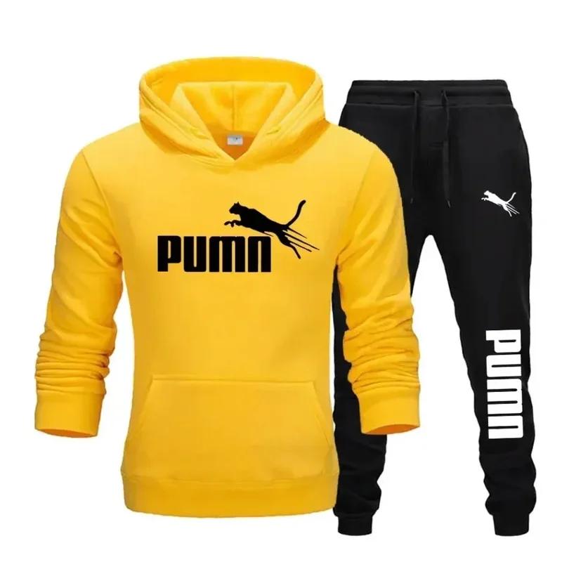 Nouveaux ensembles de vêtements de sport décontractés pour hommes, sweat-shirts à capuche et pantalo