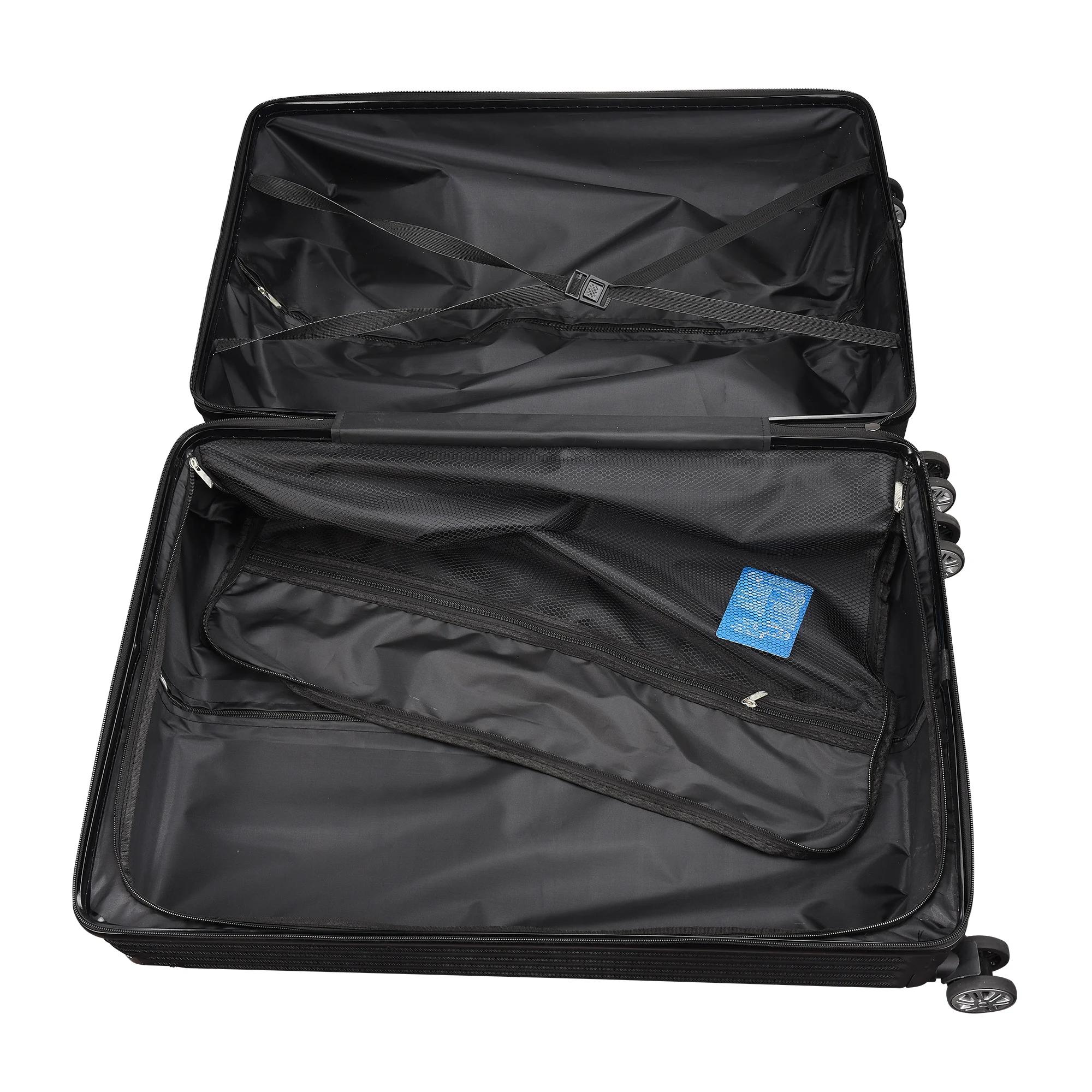 Ensemble de valises Anajqaqia 3 pièces, valise en ABS avec roulettes 360° °   Roues pivotantes et po