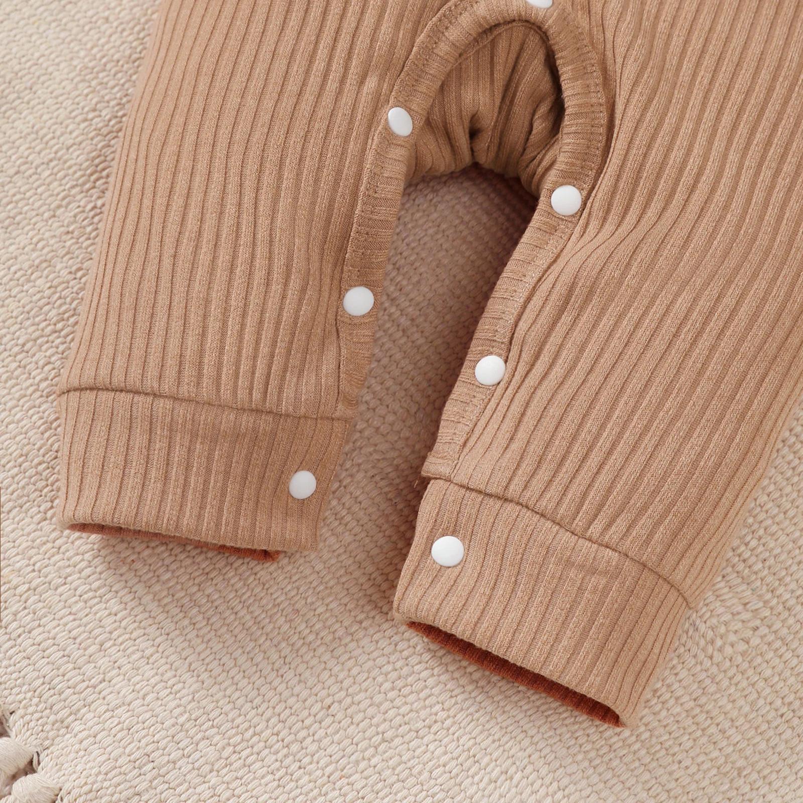 Combinaison pour bébé garçon, petit homme, ours en peluche de dessin animé, manches longues, Costume