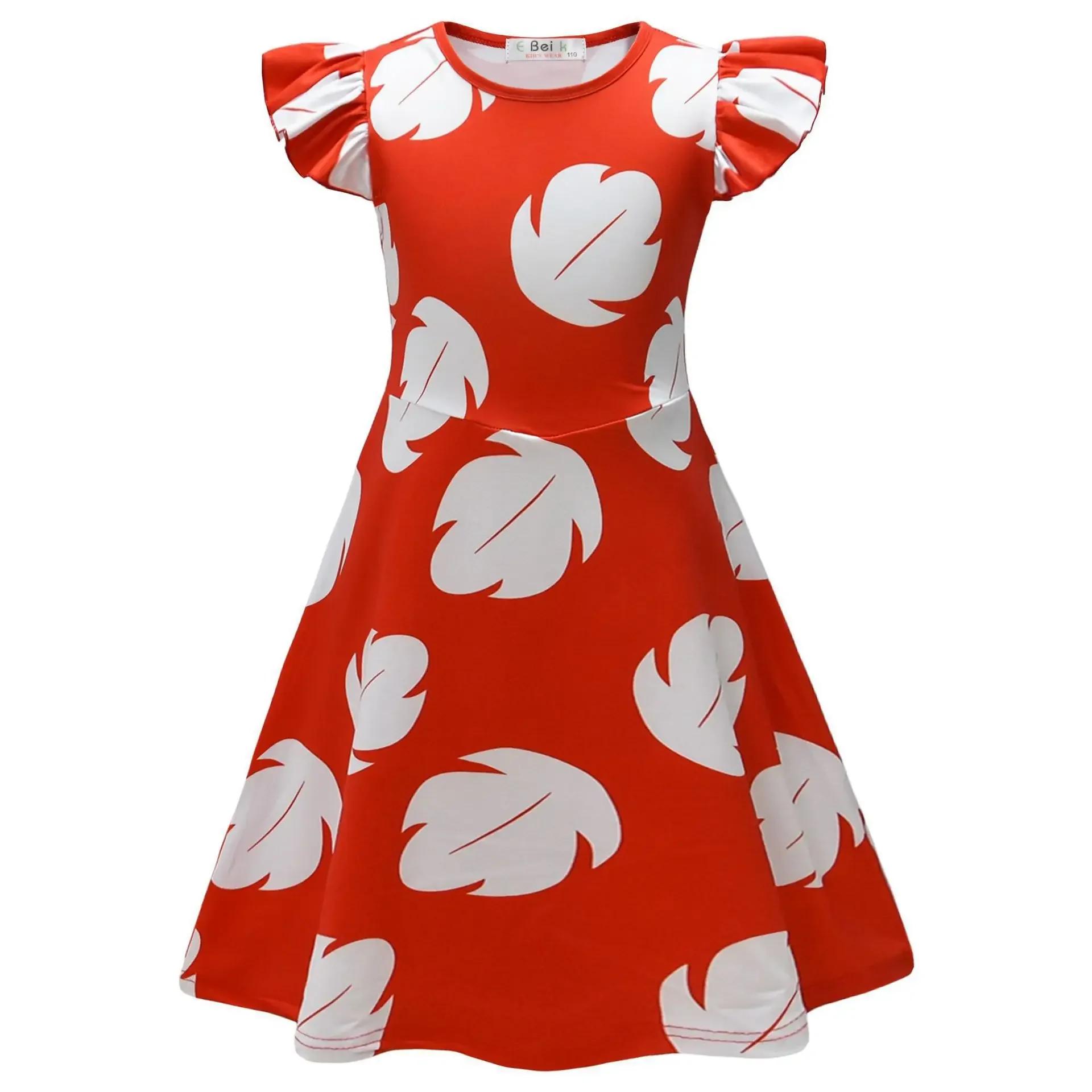 Robe de Cosplay Lilo pour filles, Costume de film de dessin animé, spectacle sur scène, fête de carn