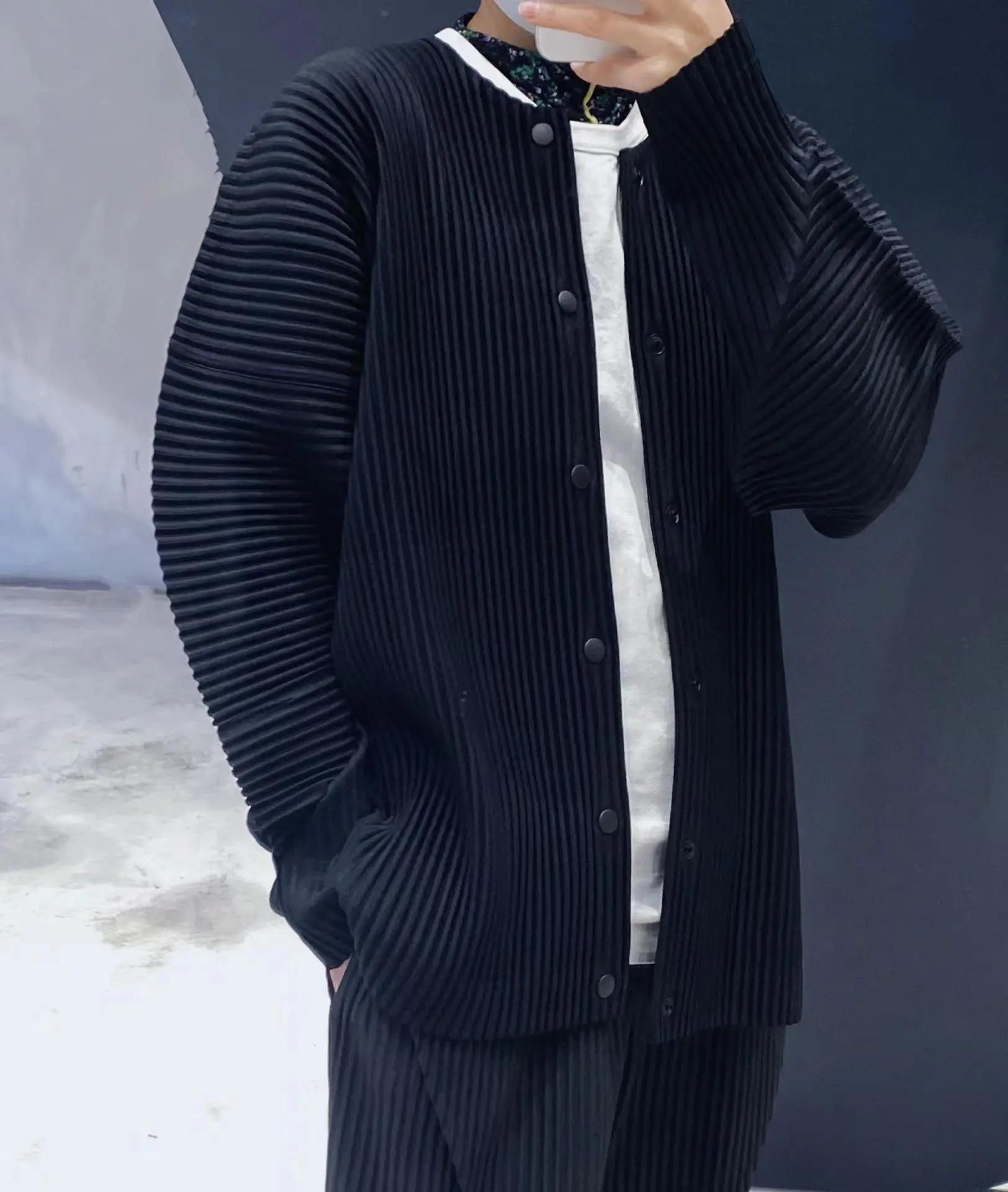 Miyake été 2025 nouveau Cardigan chemise veste plissée mode plissée tendance affaires banlieue polyv
