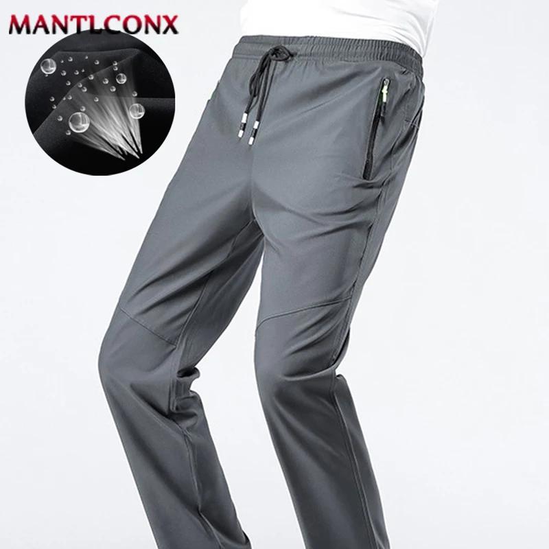 Pantalon décontracté respirant pour hommes, séchage rapide, droit, taille élastique, survêtement, pa
