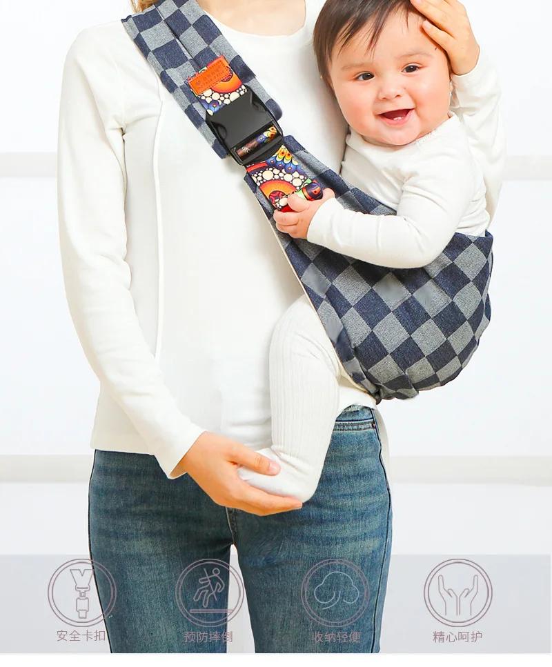 Bébé enfant extérieur transporteur enveloppement doux anti-dérapant anneau de transport fronde multi