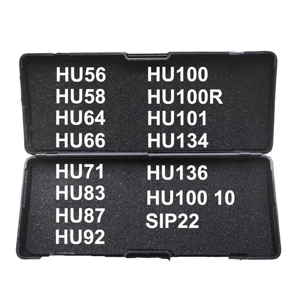 Lishi-Outils 2 en 1 HU56 HU58 HU64 HU66 HU71 HU83 HU87 HU92 HU100 HU100(10) HU101 HU100R HU134 HU136