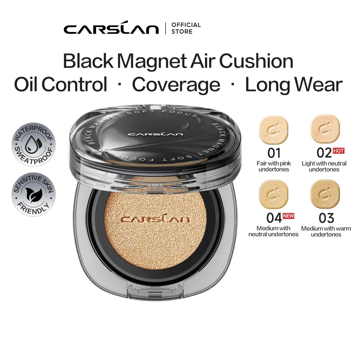 Carslan-Fond de teint liquide longue durée, fond de teint noir, crème BB magnétique, crème CC à cous