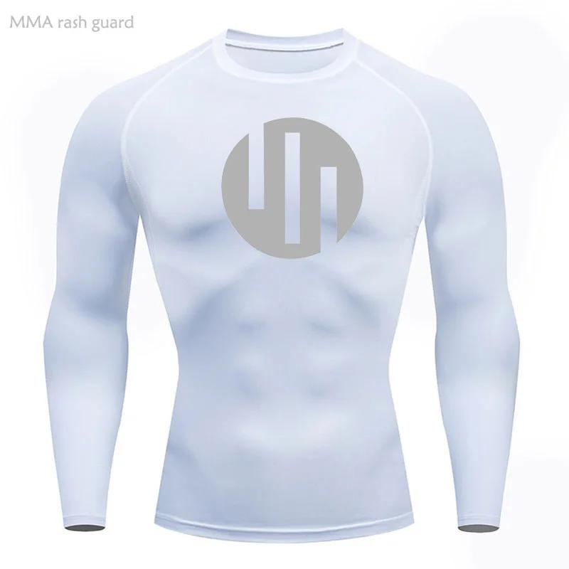 Chemises de Compression pour hommes, T-Shirt d'entraînement à manches longues, haut de course, couch