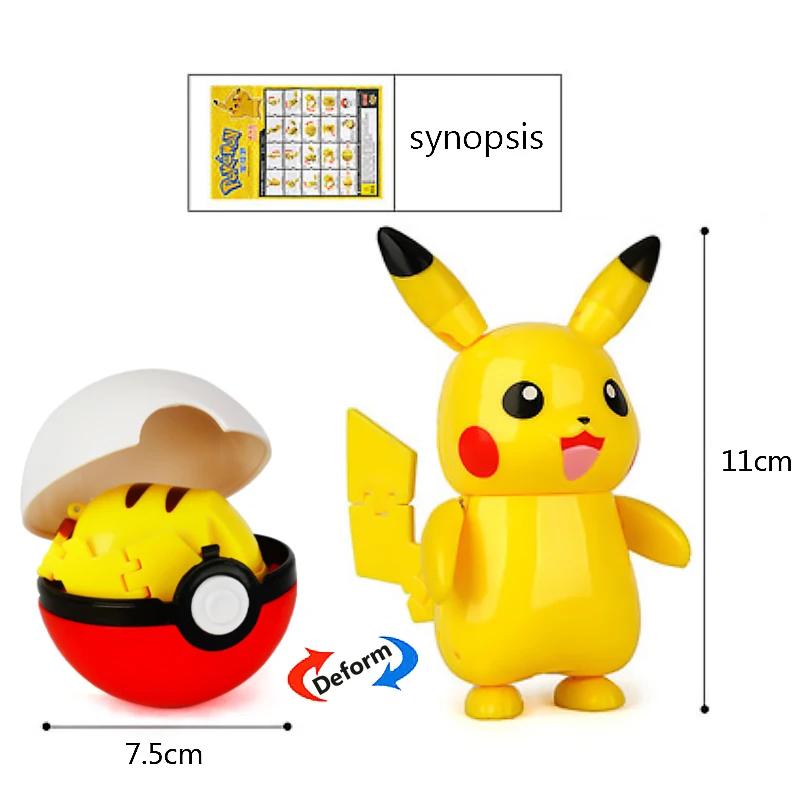 Haute qualité Pokemon balle déformation jouet Pikachu Mewtwo Gyarados poche monstre Pokeball Pokemon