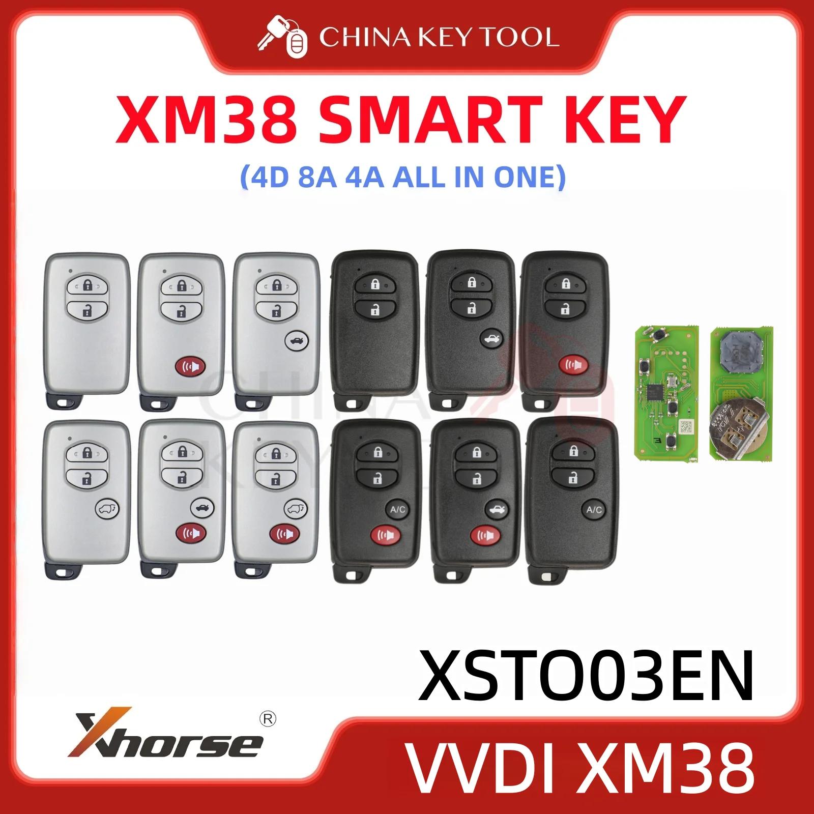 Xhorse XM38 clé intelligente télécommande 4D 8A 4A tout en un pour Toyota Lexus: XSTO03EN Version mo