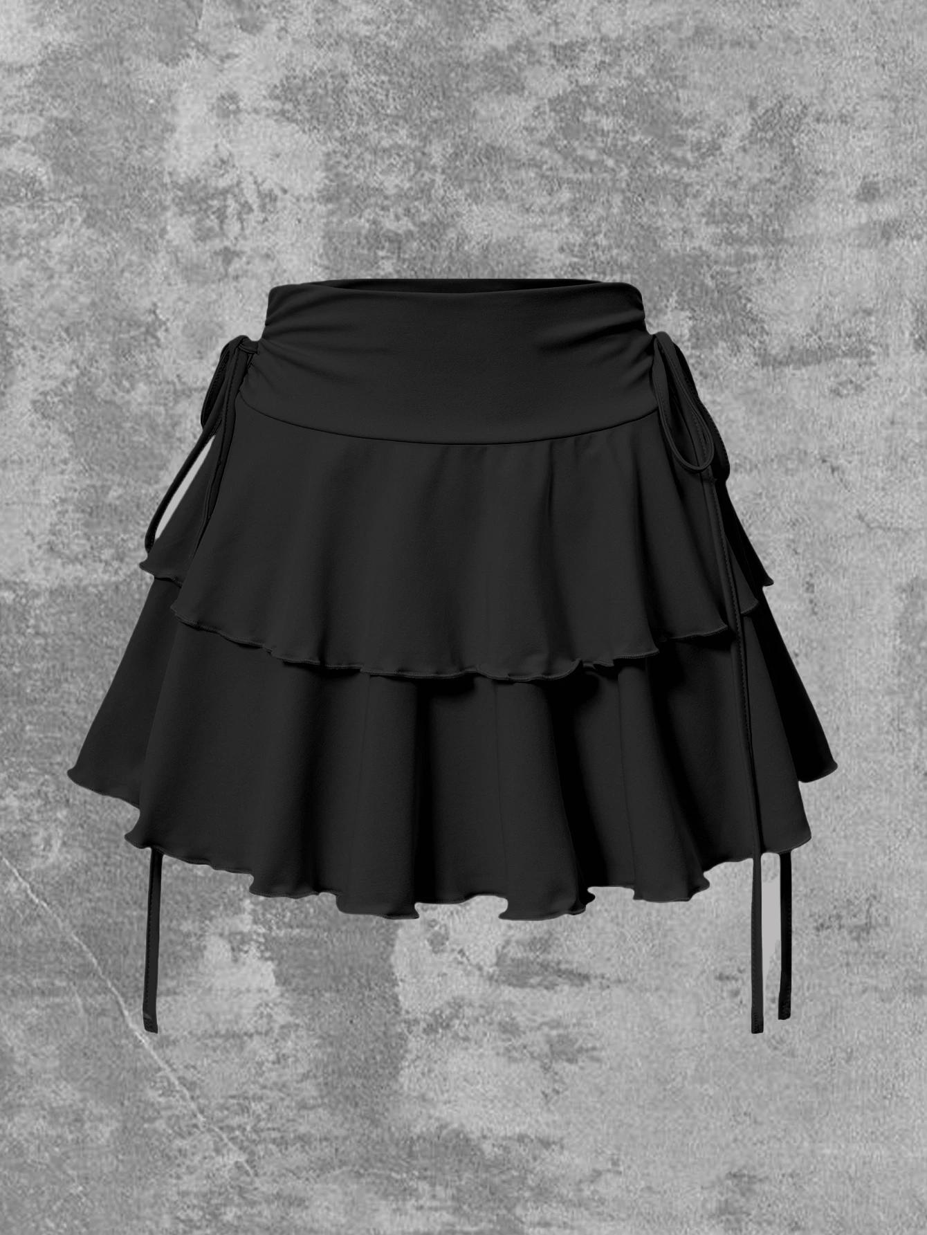 Nouvelle jupe unie pour femme, mode estivale, polyvalente, taille haute, coupe ajustée, taille élast