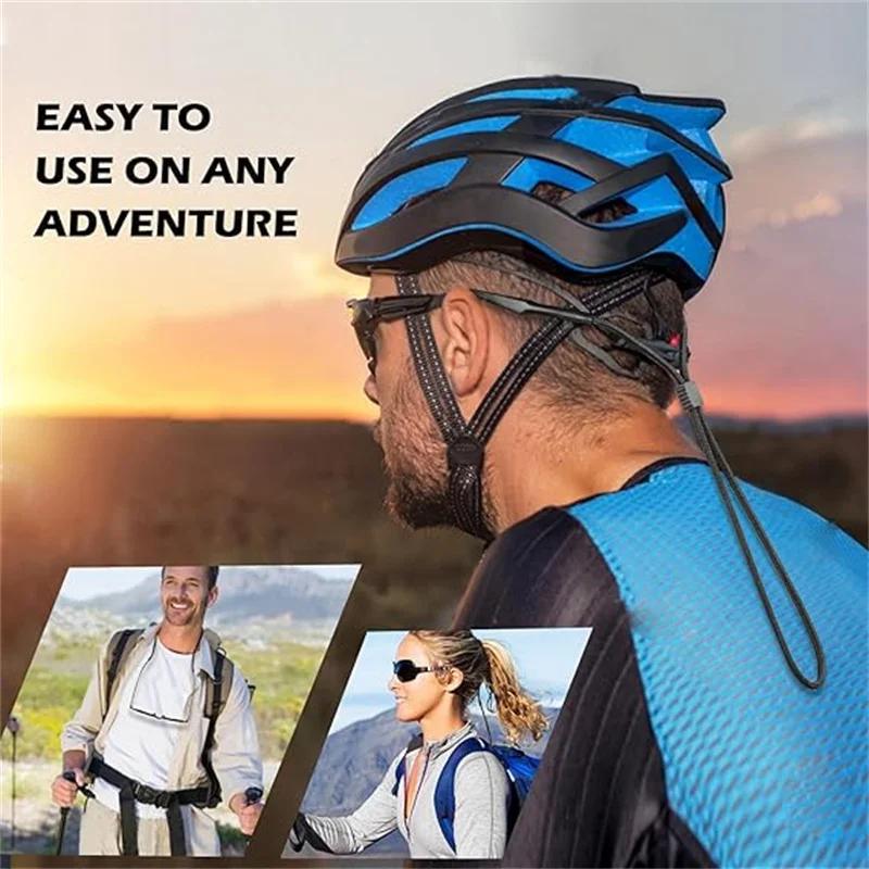 Sangle de lunettes de sport, support de lunettes de soleil pour hommes et femmes, retenue de lunette