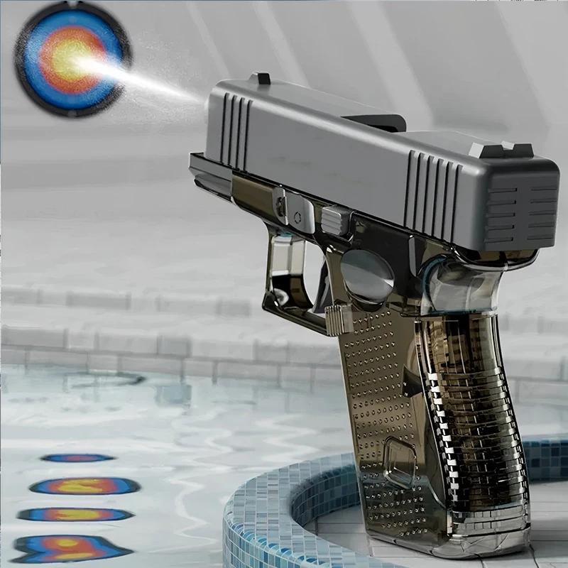 Mini pistolet à eau mécanique à tir continu, aigle du désert, petit pistolet d'été en plein air, pla