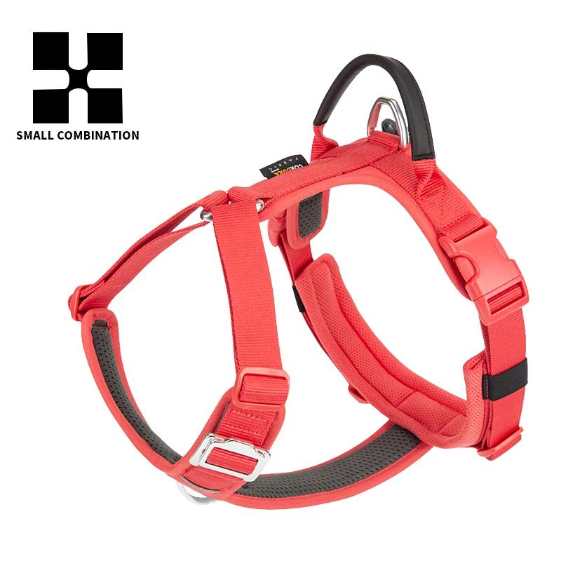 Harnais réfléchissant pour chien, sans traction, pour petit, moyen et grand chien, gilet antidéflagr