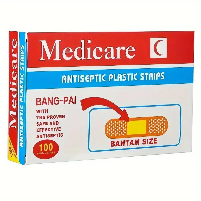 Patchs imperméables pour pansement, 100 pièces, bande de premiers secours, pansement en plâtre auto-