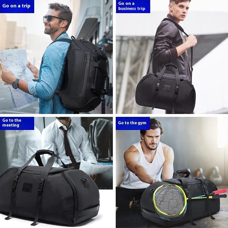 BANGE sac de sport pour hommes valise multifonction sac à dos grand étanche Anti-taches hommes sac d