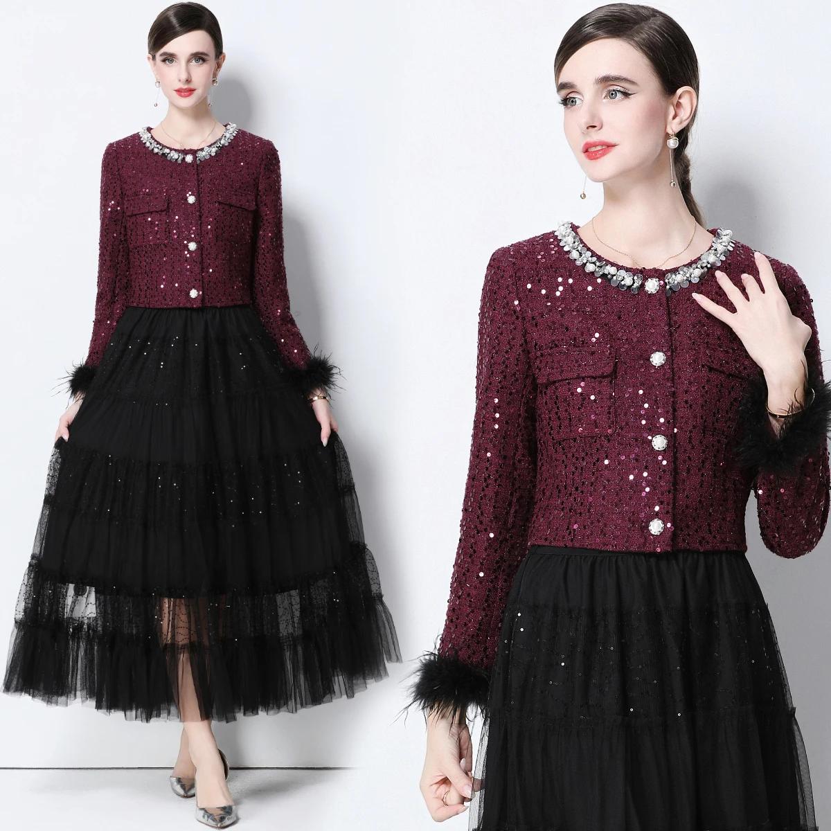 JAMERARY-Ensemble Baroque Deux Pièces pour Femme, Tenue de Marque, Style Boho, Imprimé Floral, Bonne