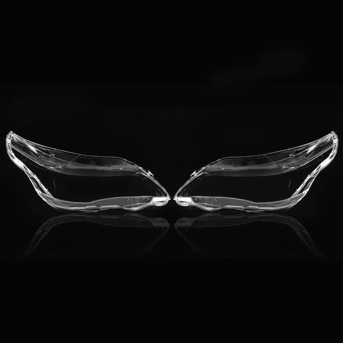 Couvercle de lampe en verre pour lentille de phare de voiture droite et gauche, coque d'abat-jour po