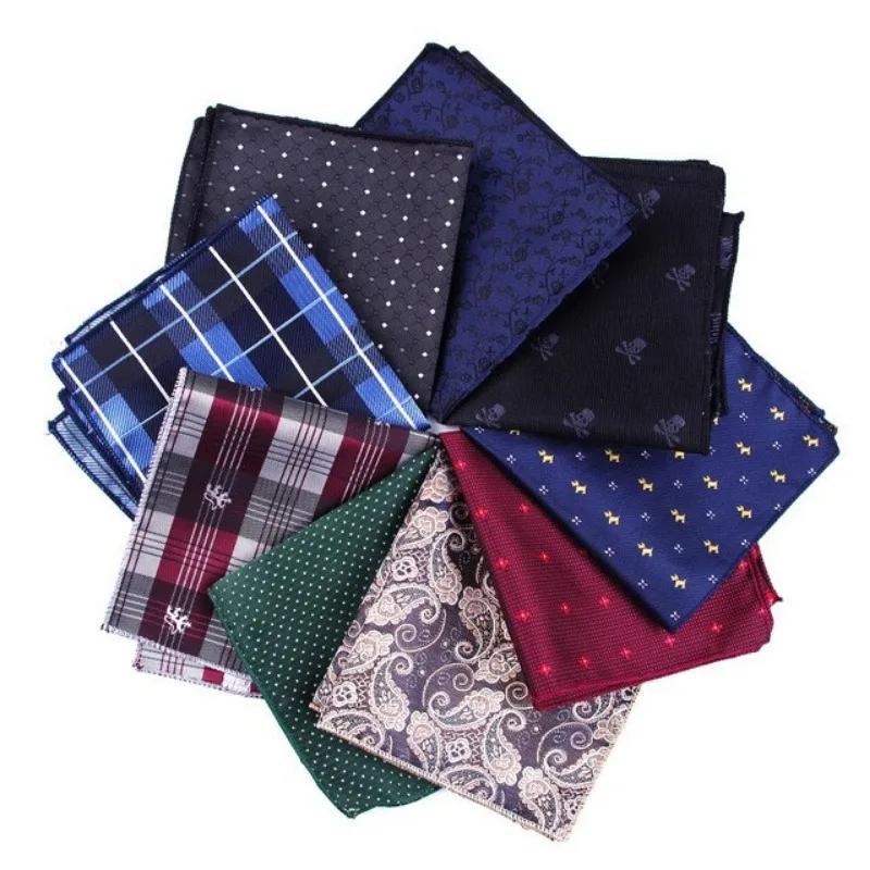 Vintage Paisley hommes Design britannique imprimé fleuri poche carré mouchoir poitrine serviette cos