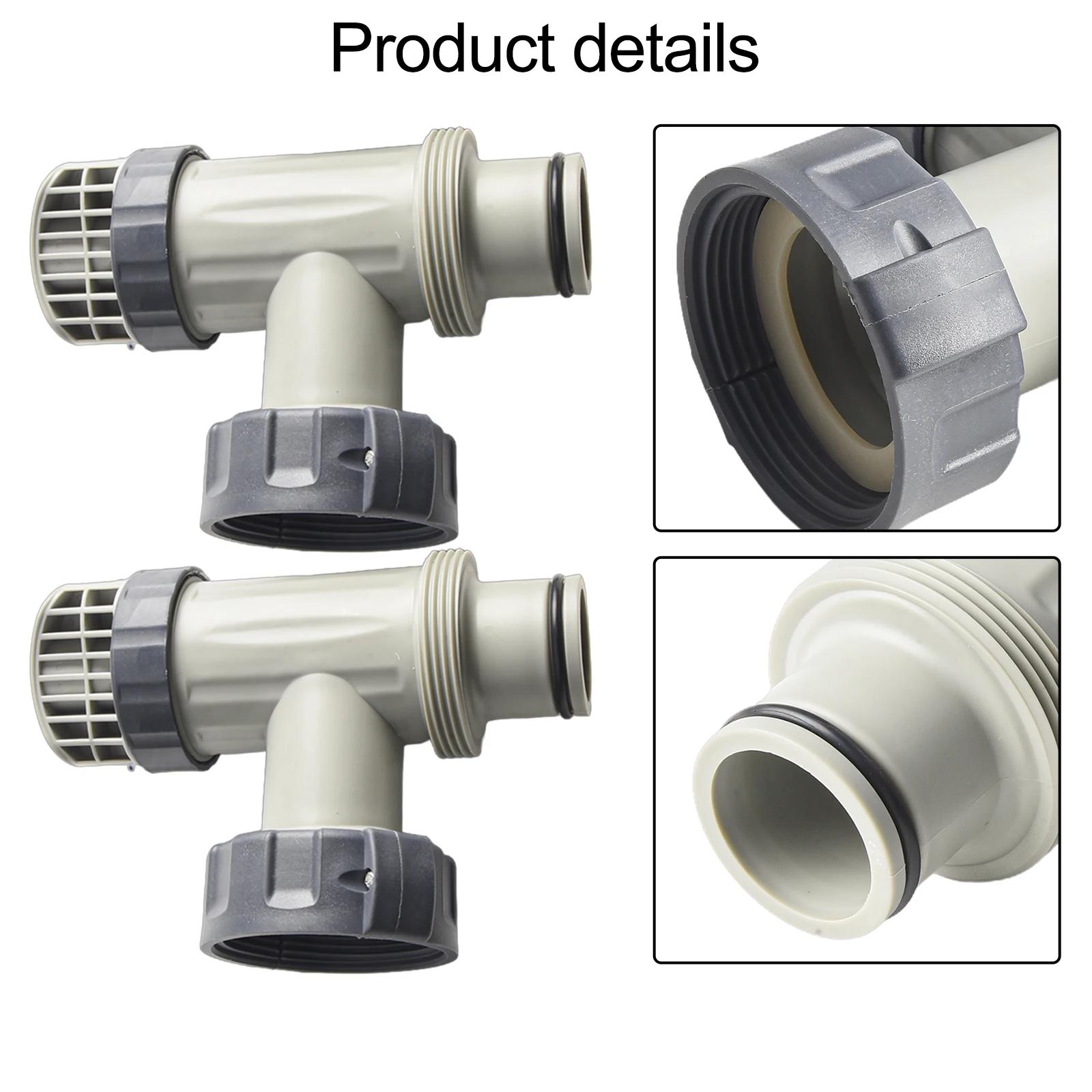 Valve à piston de piscine de remplacement en plastique, 2 pièces, pour Intex 10747 sol, pompe à filt