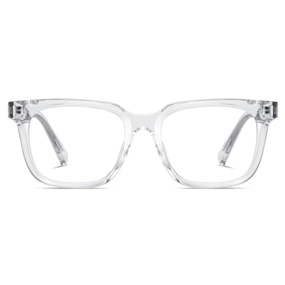 Kachawoo anti lumière bleue lunettes TR90 acétate hommes lunettes carrées cadre pour femmes tendance