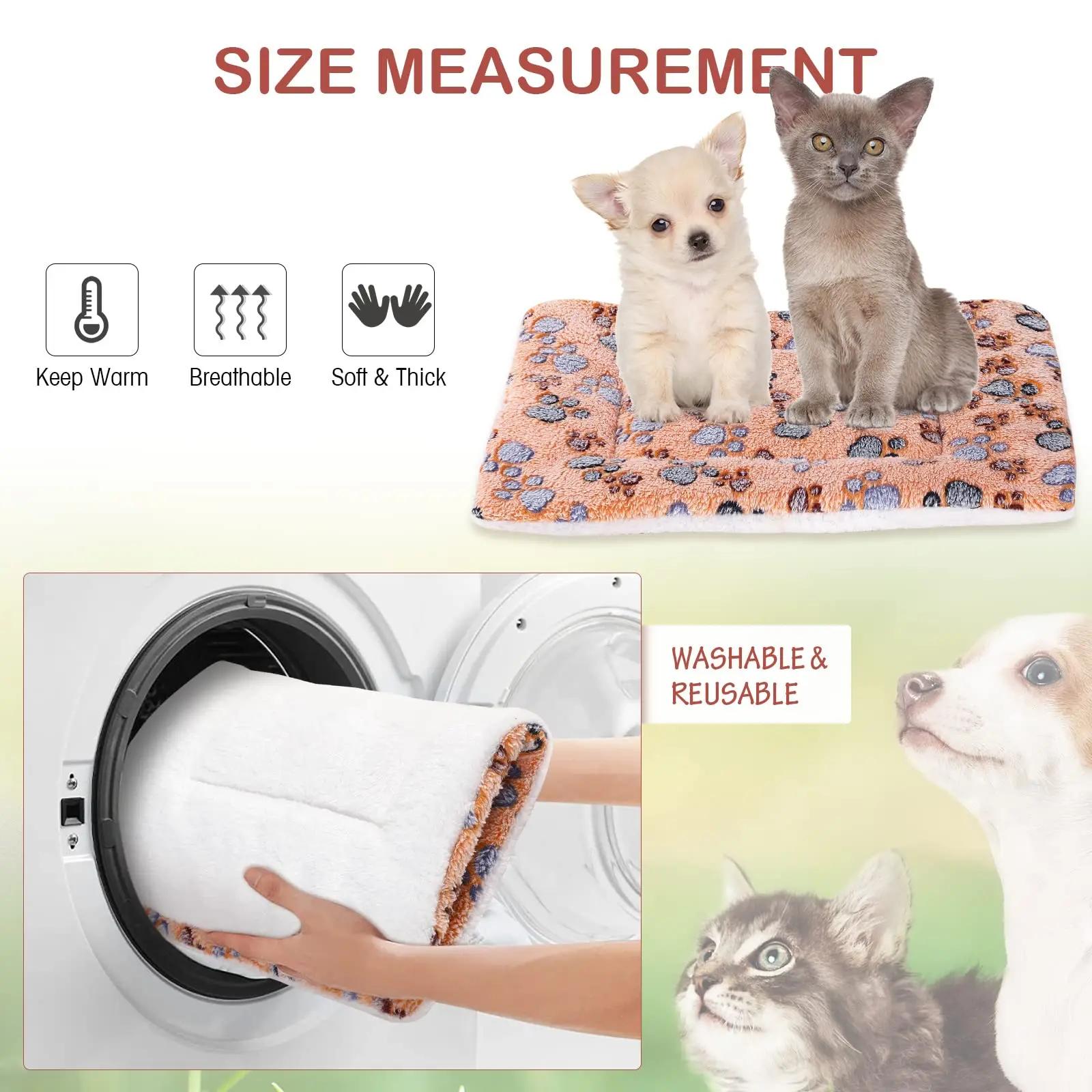 Lit pour chien en flanelle de grande taille, épais, pour chat, tapis de couchage, couverture pour ch