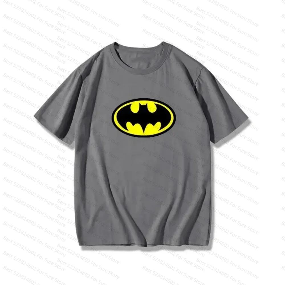 T-shirts Batman Superman Wonder Woman, T-shirt en coton à motif de dessin animé Flash, T-shirt décon