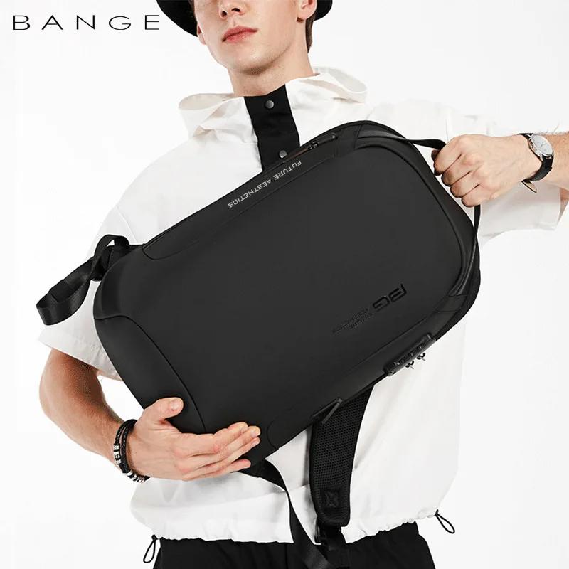 BANGE-Sacs à dos multifonctions SR pour ordinateur portable, sac à dos de voyage étanche, sacs d'éco