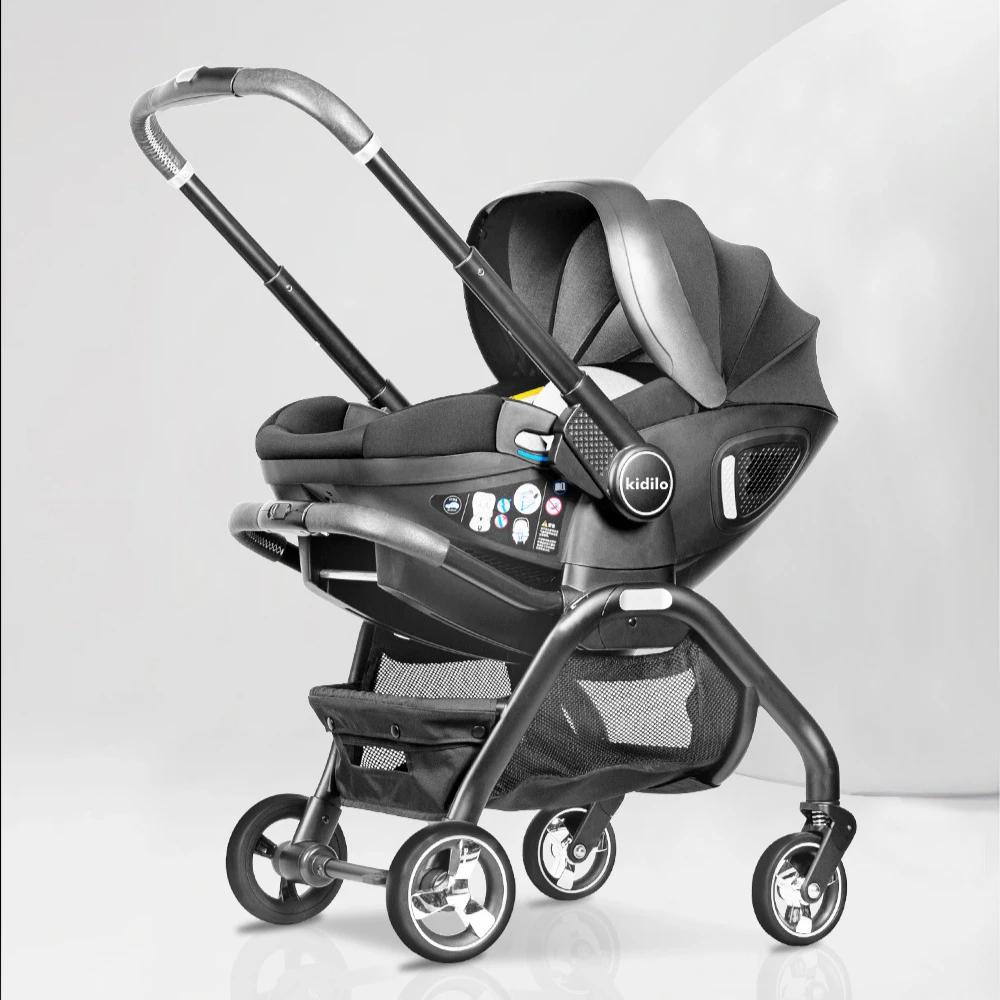 Poussette multifonction 3 en 1 pour bébé, siège de sécurité pour enfant, panier de couchage portable
