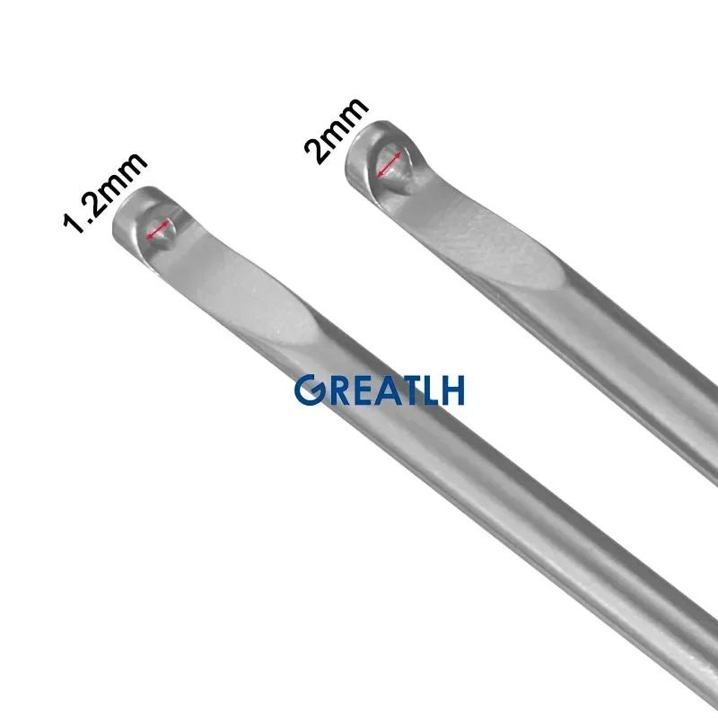 GREATLH orthopédie Instrument chirurgical laparoscopique noeud poussoir poignée en aluminium Instrum