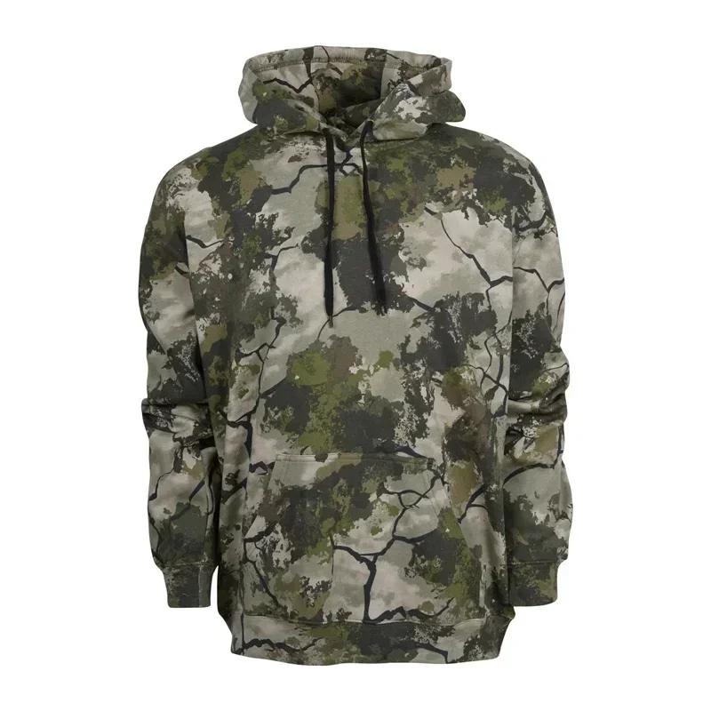 Sweat à capuche graphique camouflage chasse de cerf pour hommes, vêtements 3D Hunter forêt imprimé c