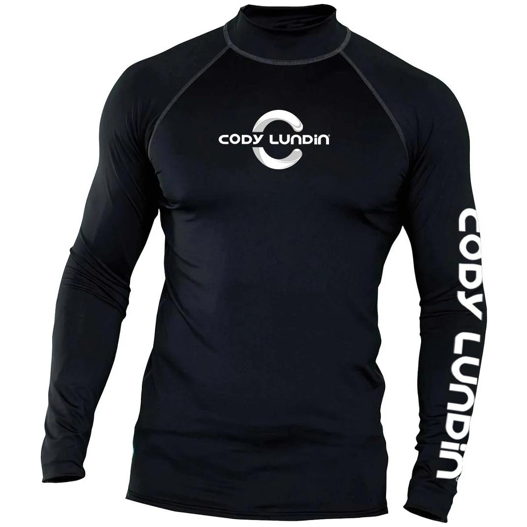 Surf natation plongée T-Shirts Compression longue éruption garde maillots de bain hommes Protection 